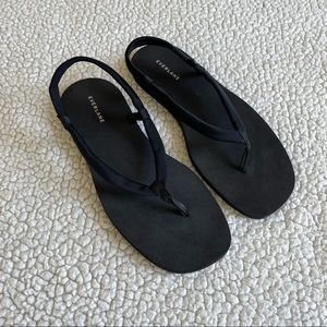 Everlane The ReNew Strappy Sandal in Black Size 8